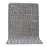 Modern Smokey Grey Kilim Rug