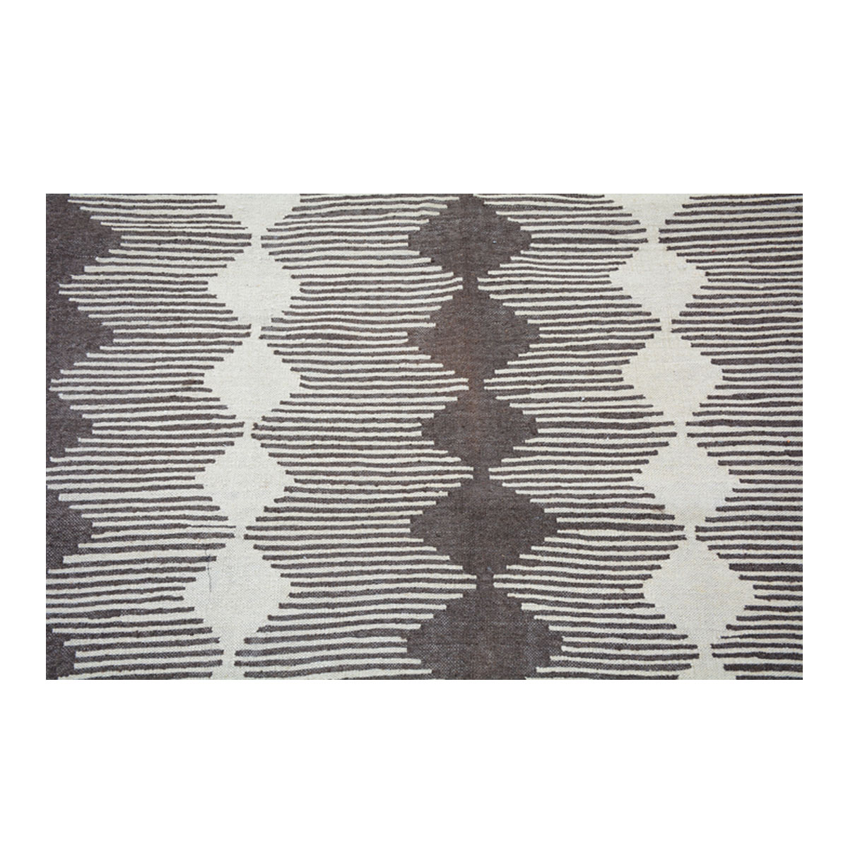 Modern Silver Sand Kilim Rug