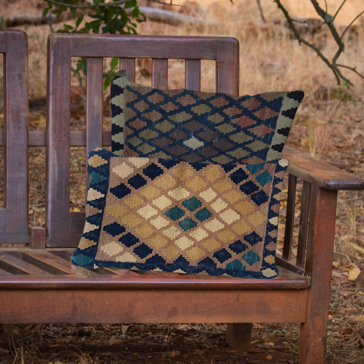 Kilim Handwoven Beaver Cushion Cover