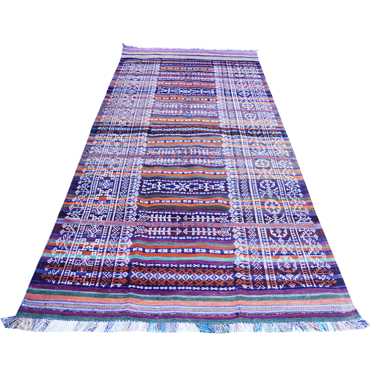 Baluch Soumak Rum Vintage Rug