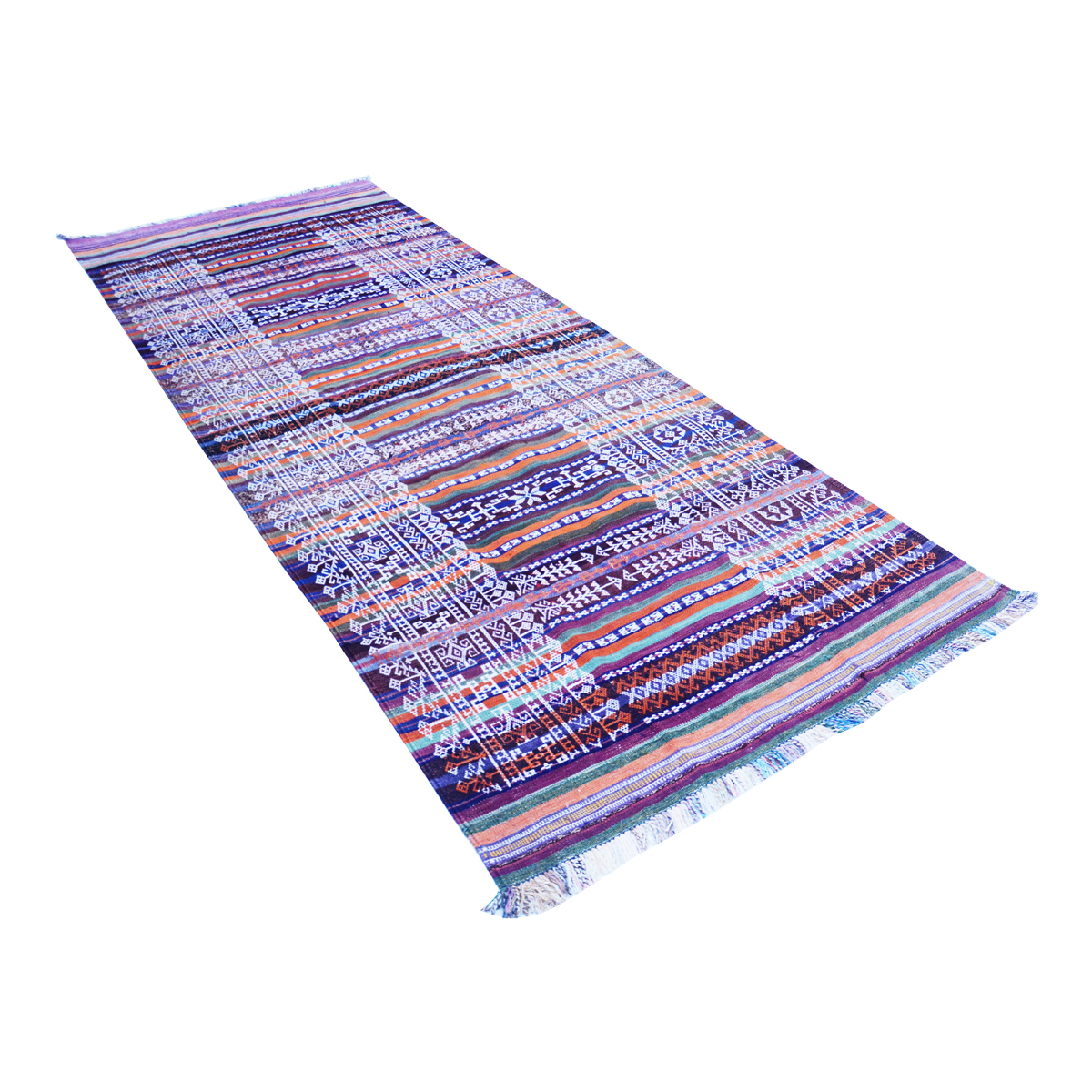 Baluch Soumak Rum Vintage Rug