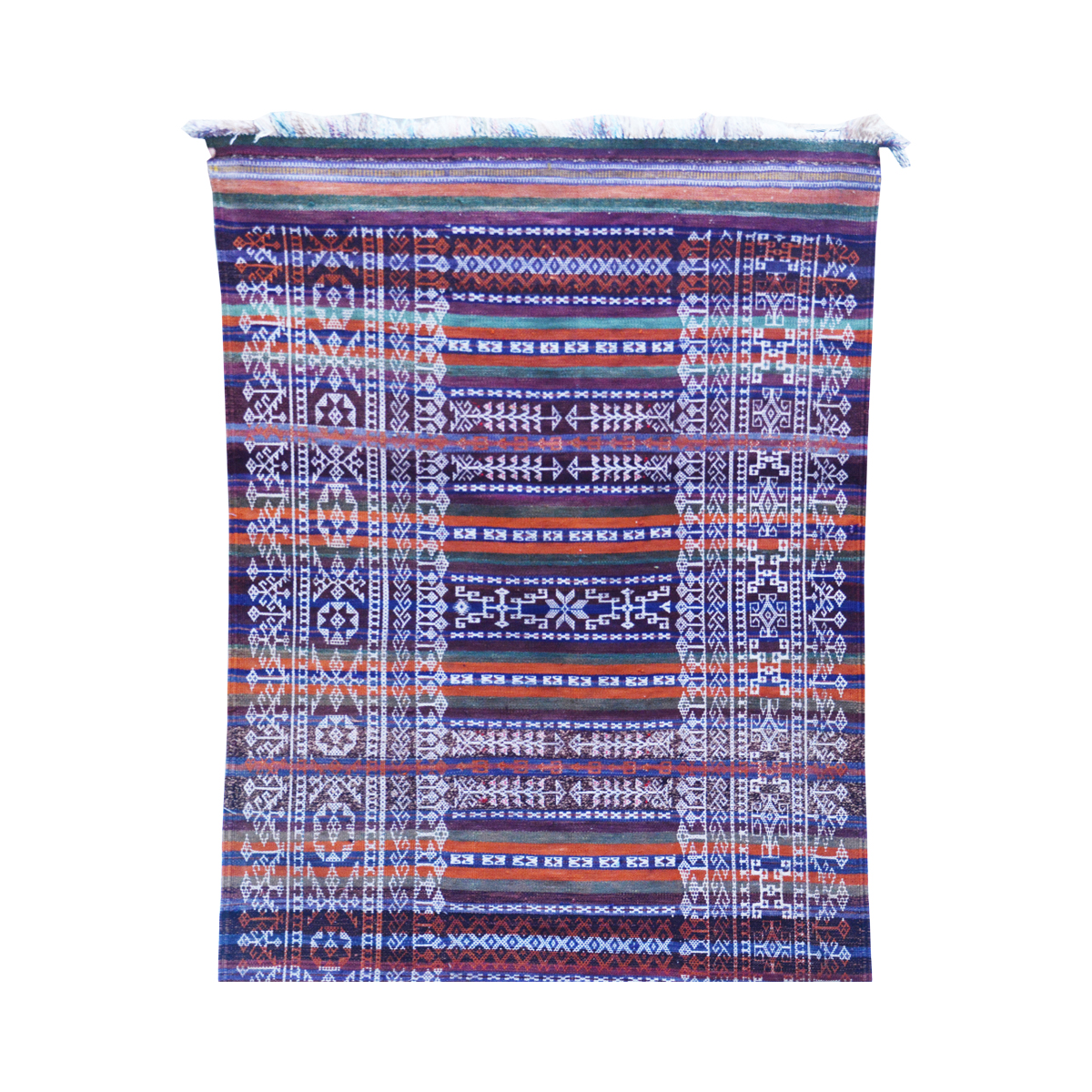 Baluch Soumak Rum Vintage Rug