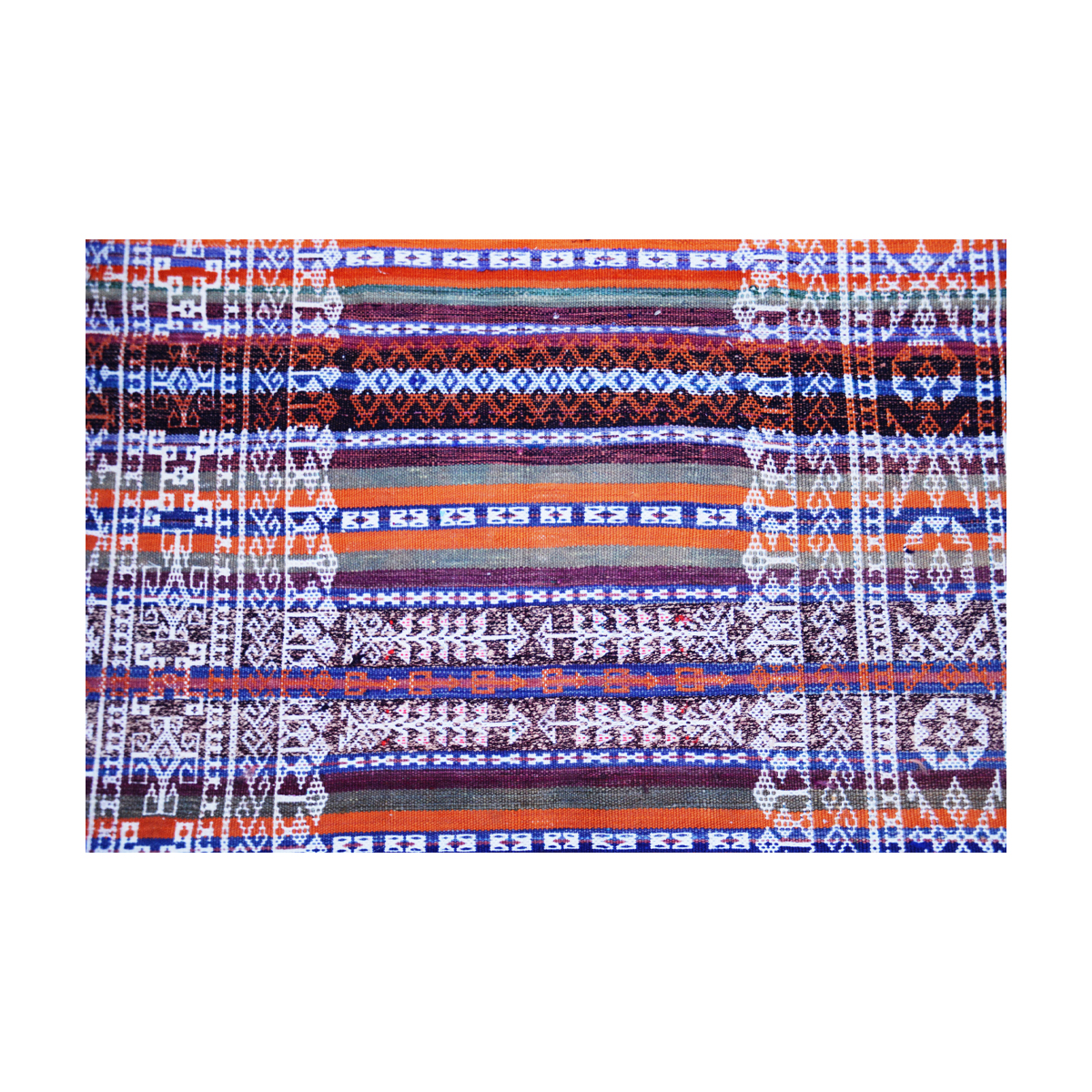 Baluch Soumak Rum Vintage Rug