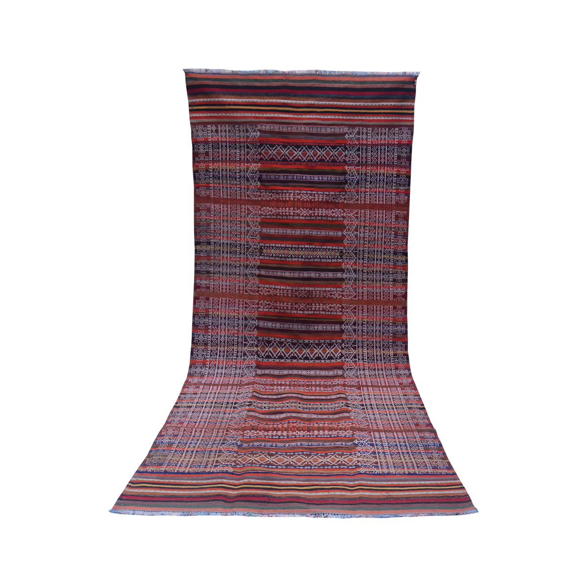 Baluch Soumak Mule Fawn Vintage Rug