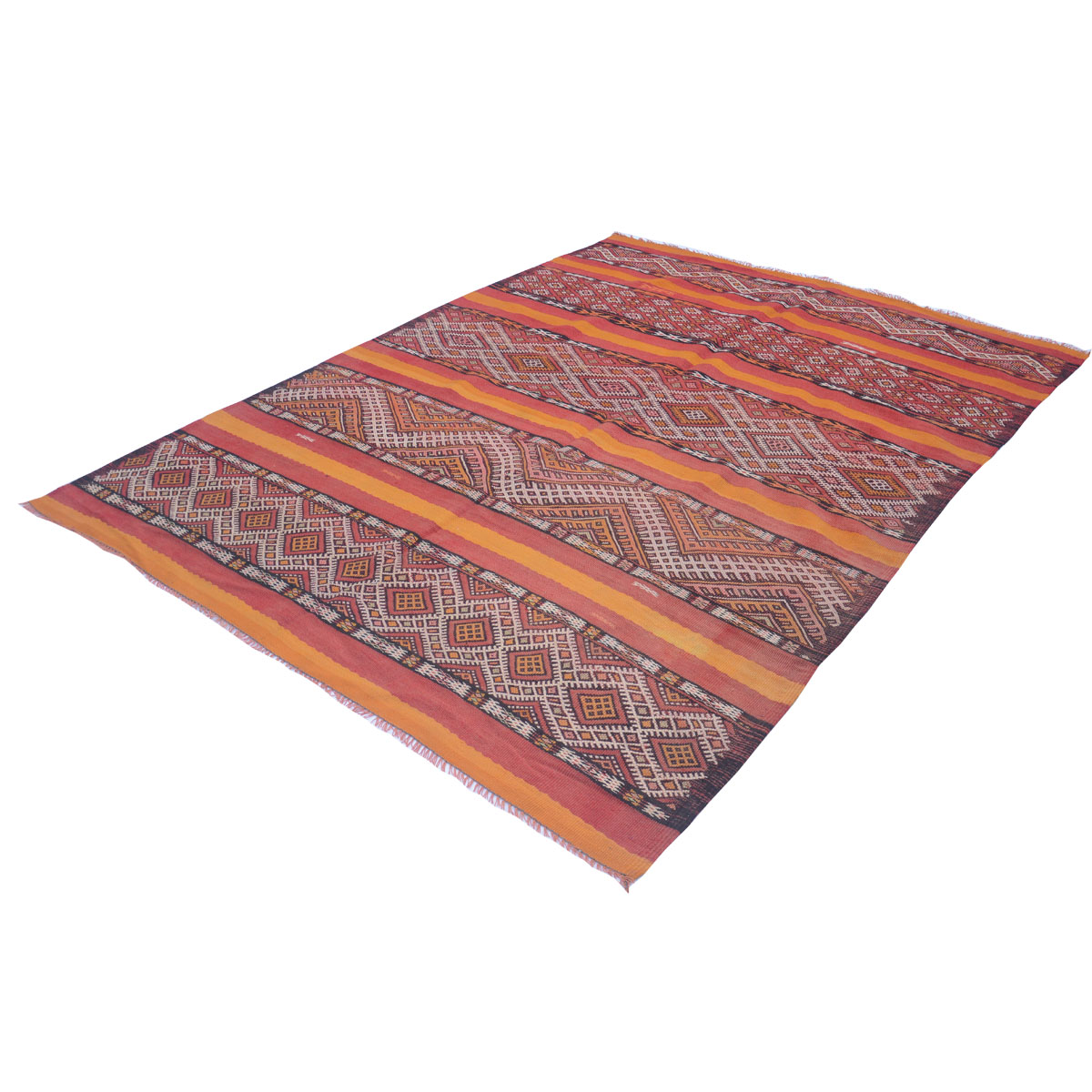 Baluch Contessa Striped Vintage Rug