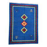 Tribal Handmade Blue Kilim Rug