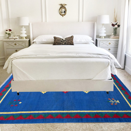 Tribal Handmade Blue Kilim Rug