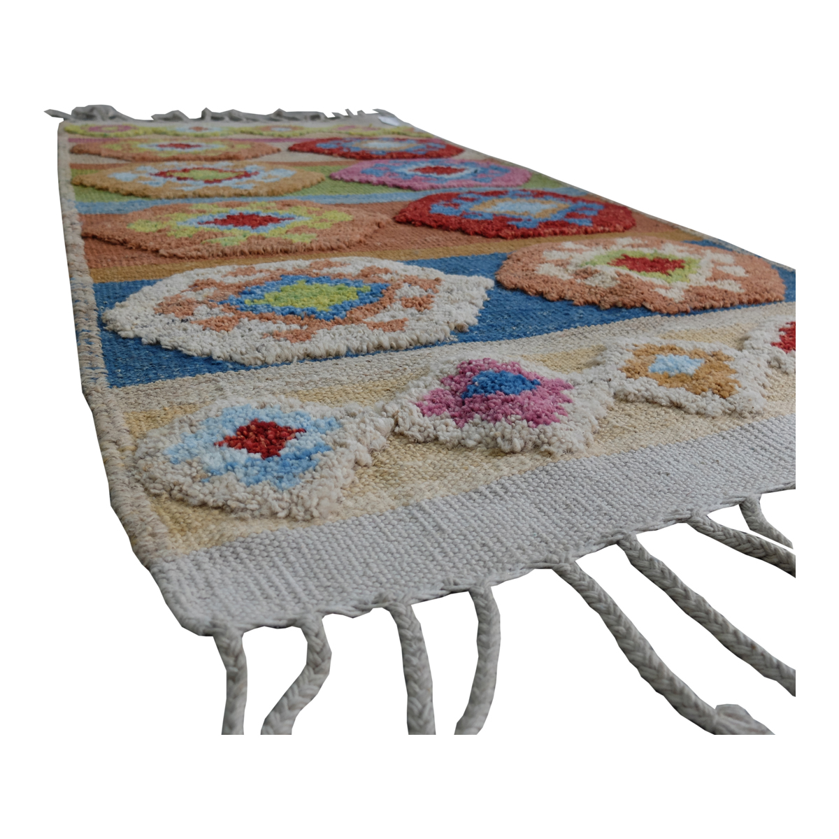 IKAT Nomadic Floral Kilim Rug