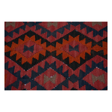 Vintage Handmade Sanguine Brown Rug