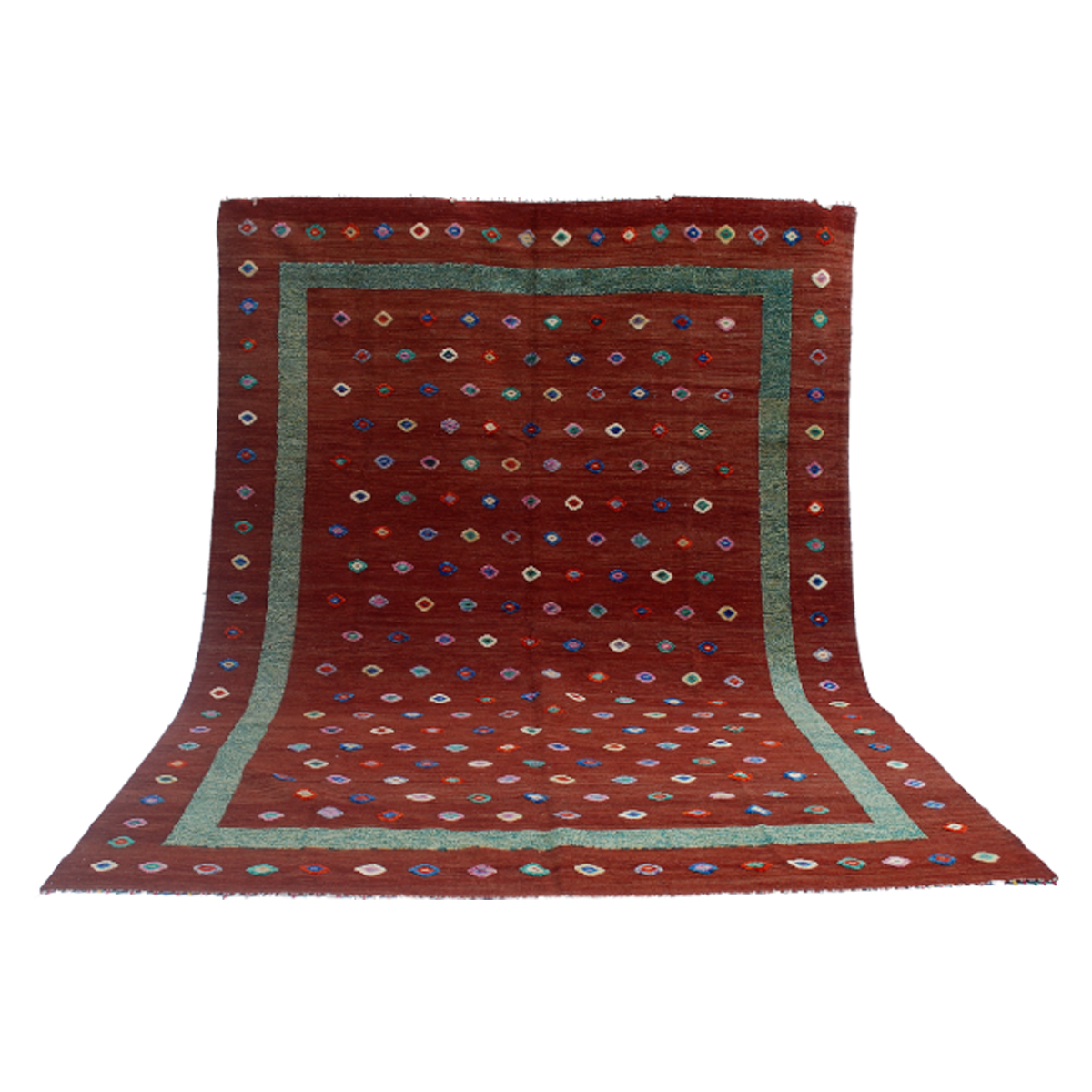 Berjista Rustic Red Kilim Rug