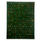 Berjista Seaweed Green Kilim Rug