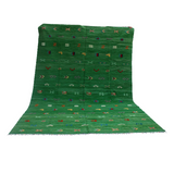 Soumak Everglade Green Kilim Rug