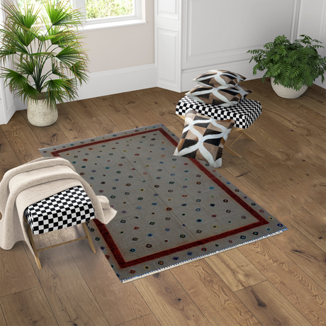 Soumak Tapa Beige Kilim Rug