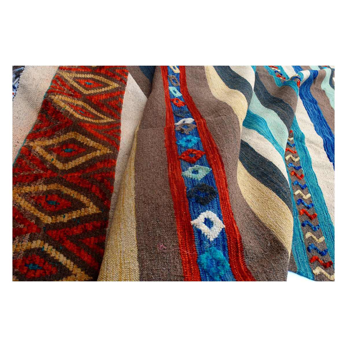 Soumak Multicolor Kilim Rug