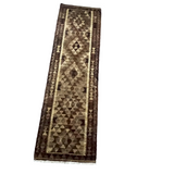 Antique Handmade Cioccolato Kilim Runners