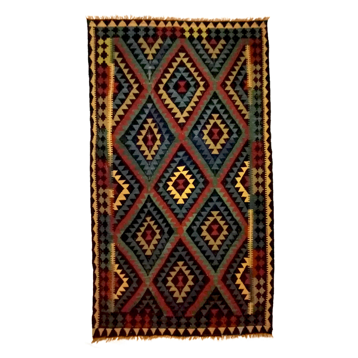 Woolen Handmade Mongoose Kilim Rug