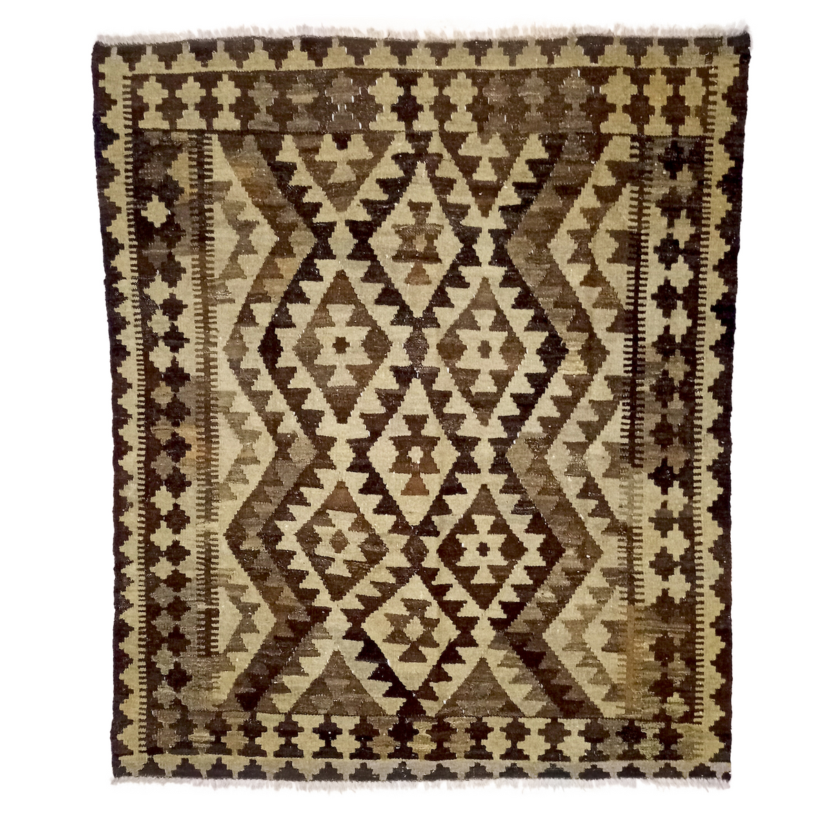 Antique Akaroa Saddle Kilim Carpet