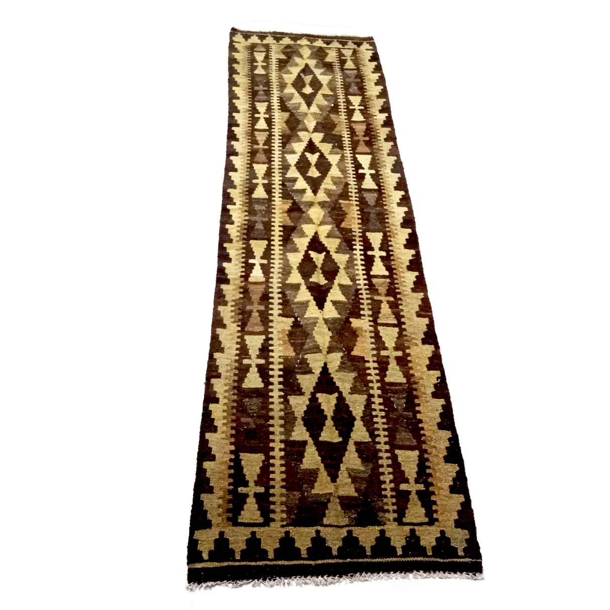 Woolen Handmade Neutral Kilim Runners