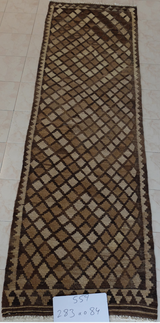 Handmade Neutral Kilim Runners