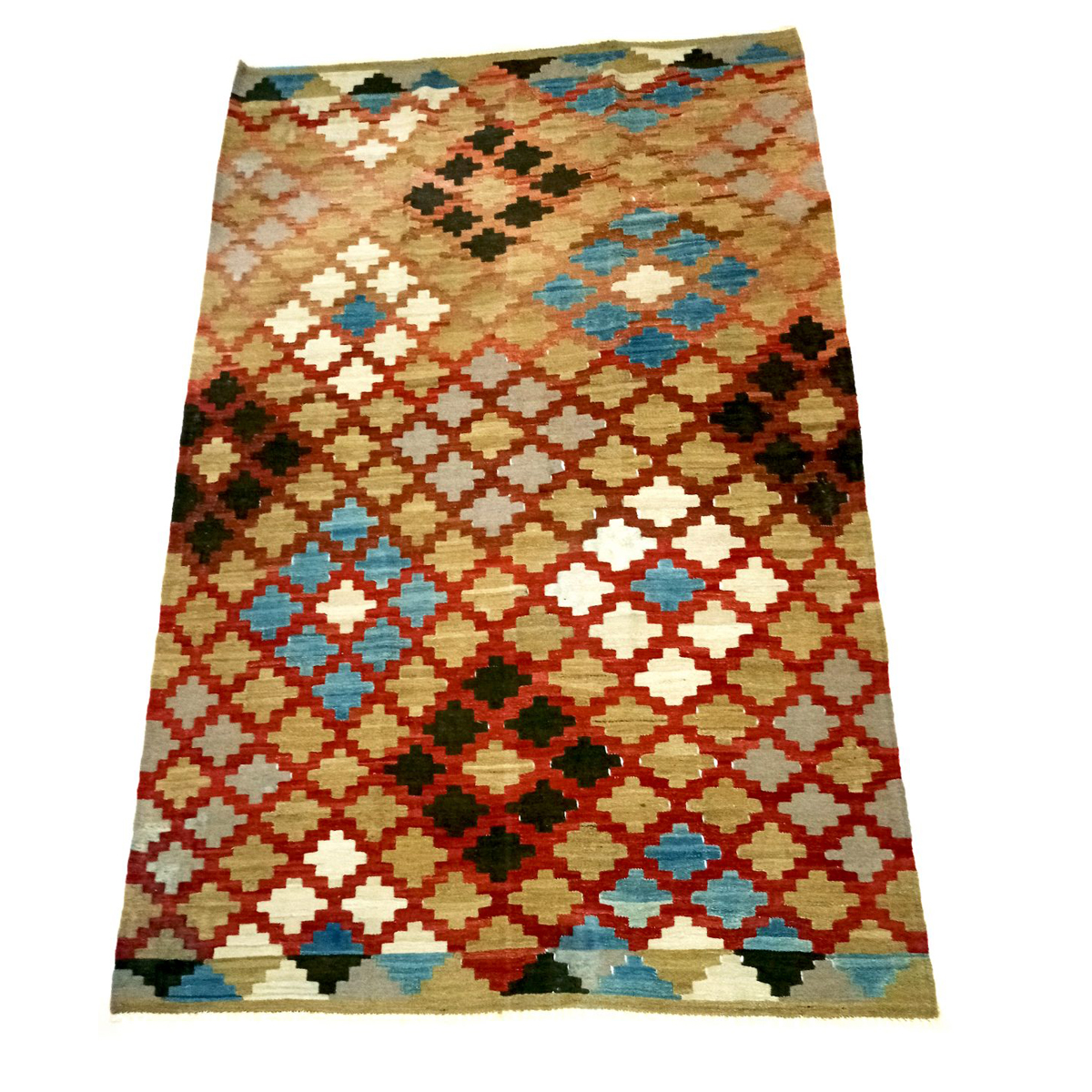 Handmade Harvest Gold Kilim Rug