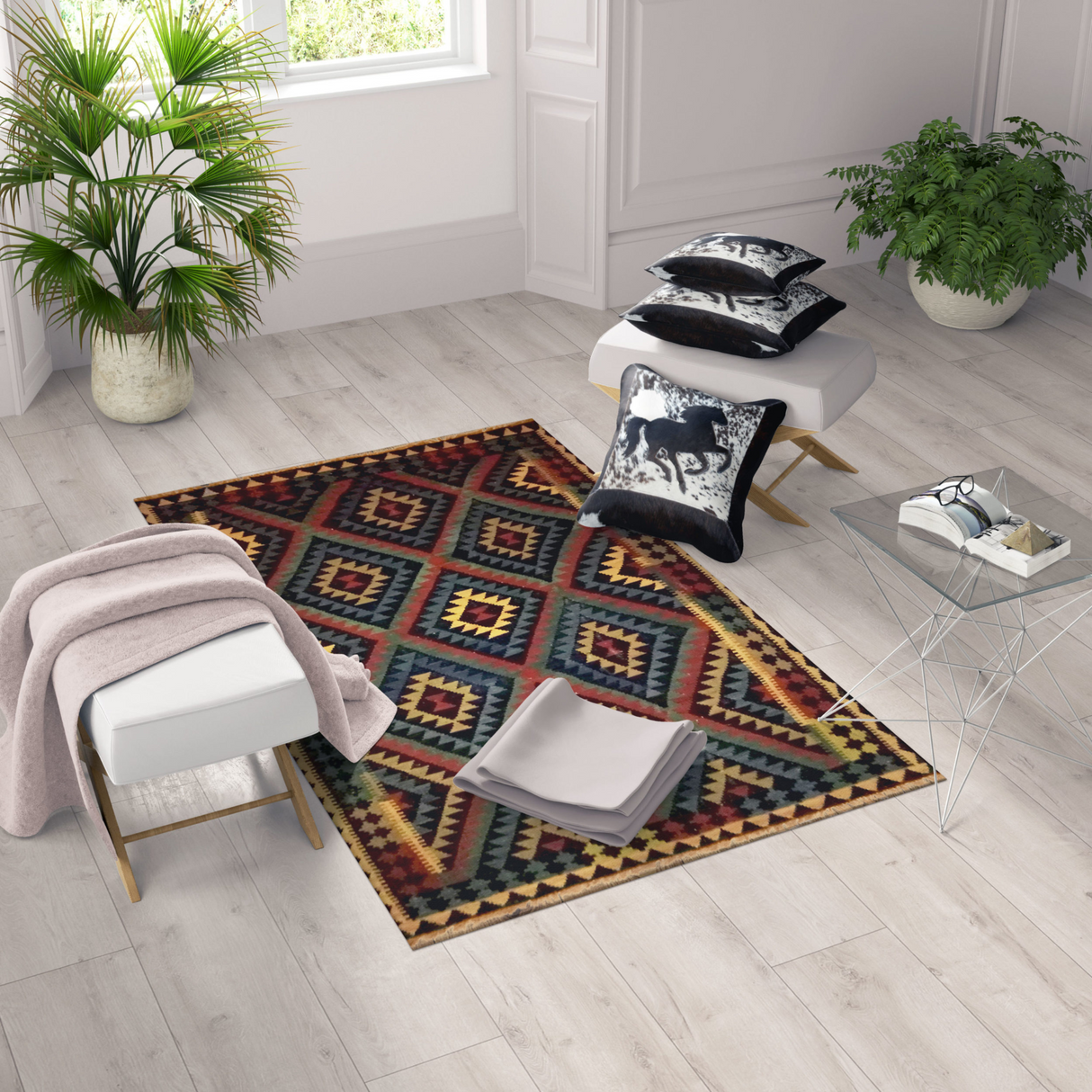 Nomadic Metal Kilim Rugs