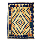 Rectangular Gold Sand Kilim Rugs