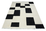 Modern Handmade Coral Rug