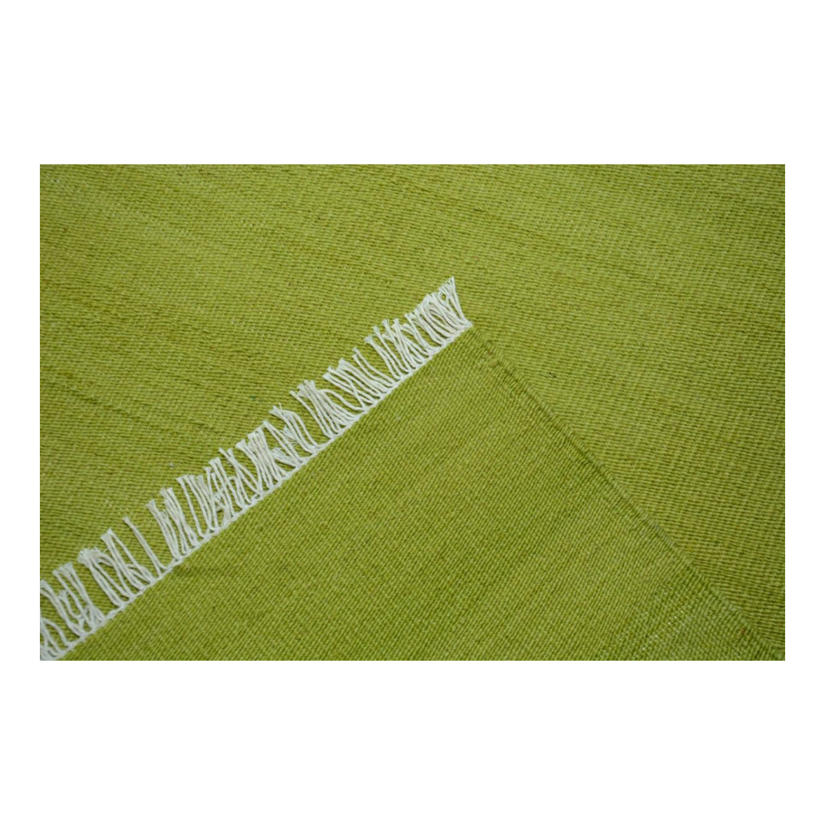 Wasabi Handmade Kilim Green Carpet