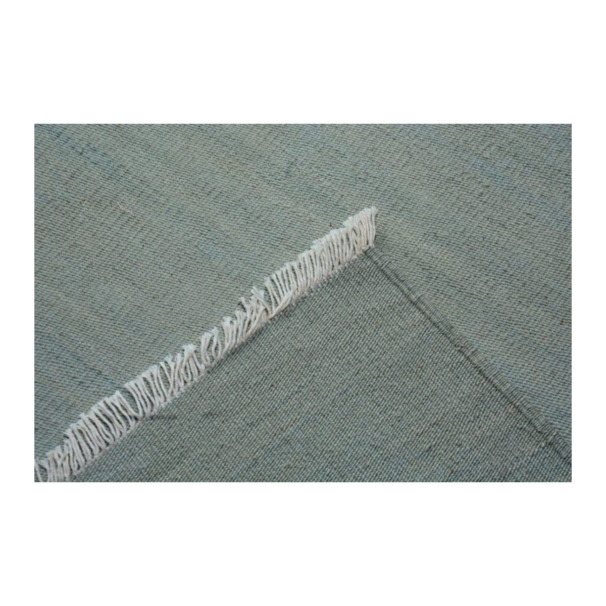 Handwoven Kilim Granny Smith Area Rug