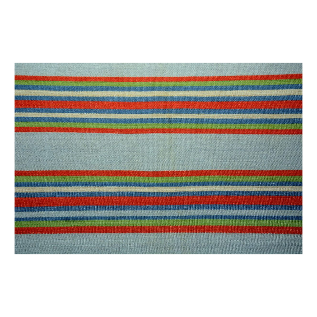 Handmade Striped Stack Pattern Rug