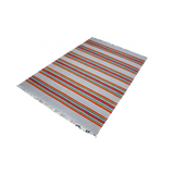 Handmade Striped Stack Pattern Rug