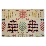 Handknotted Natural Gabbeh Rug