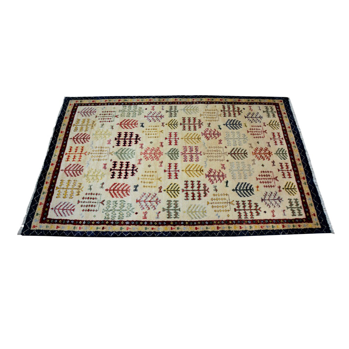 Handknotted Natural Gabbeh Rug