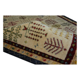 Handknotted Natural Gabbeh Rug