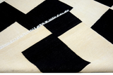 Handmade Black And White Rug Kilim