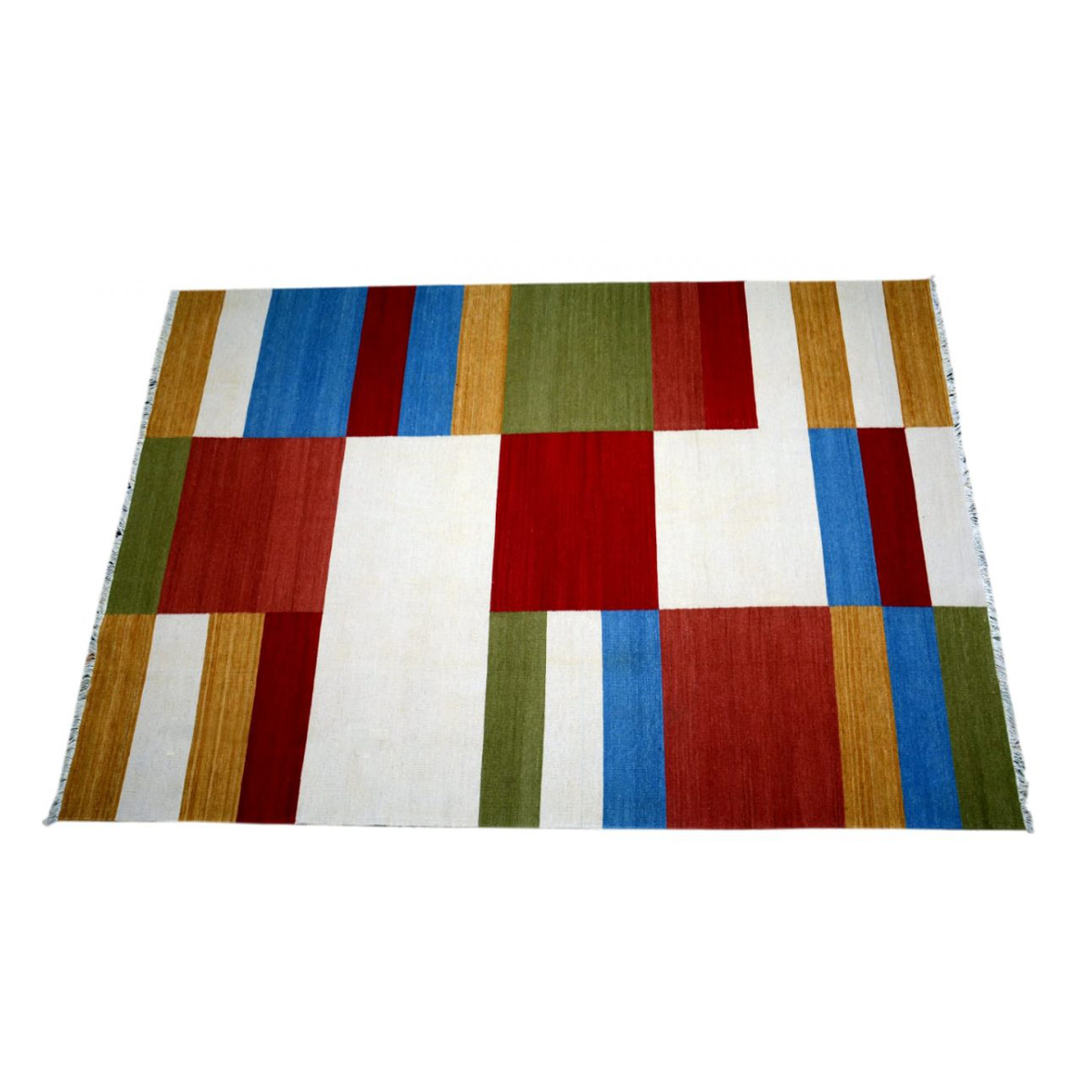 Handmade Genuine Woolen Colorful Rug