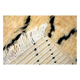 Moroccan Yellow Fluffy Soft Rug