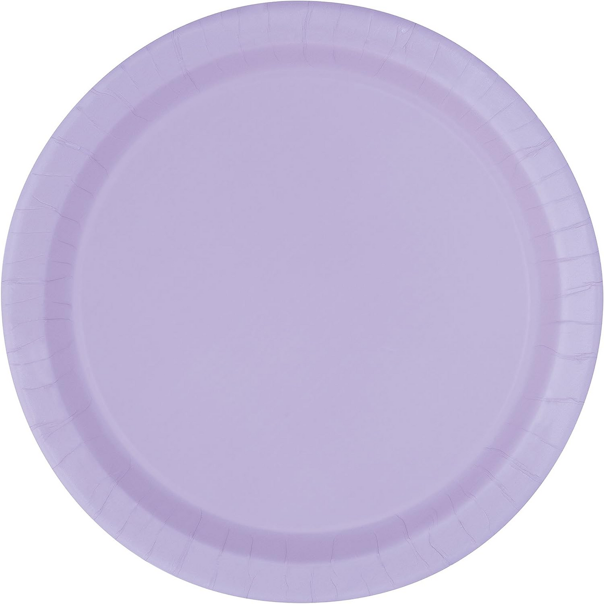 Lavender Solid Round 7" Dessert Plates  20ct