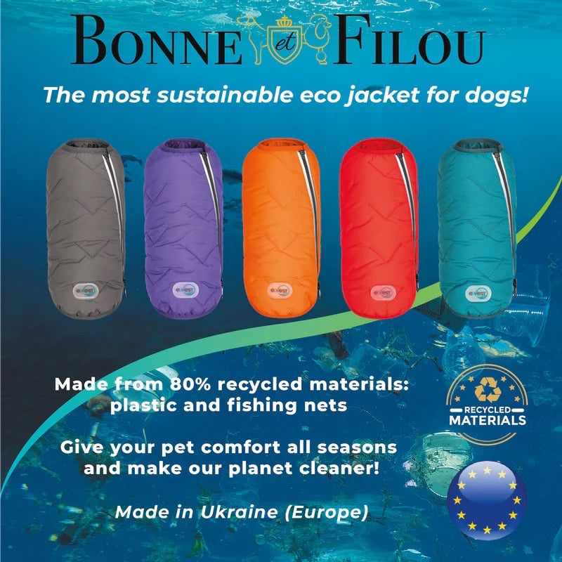 Sustainable Eco-Friendly Dog Jacket / Vest - Made in Ukraine