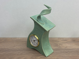 Ceramic Mantel Clock with Enclosed Face - Cornish Copper