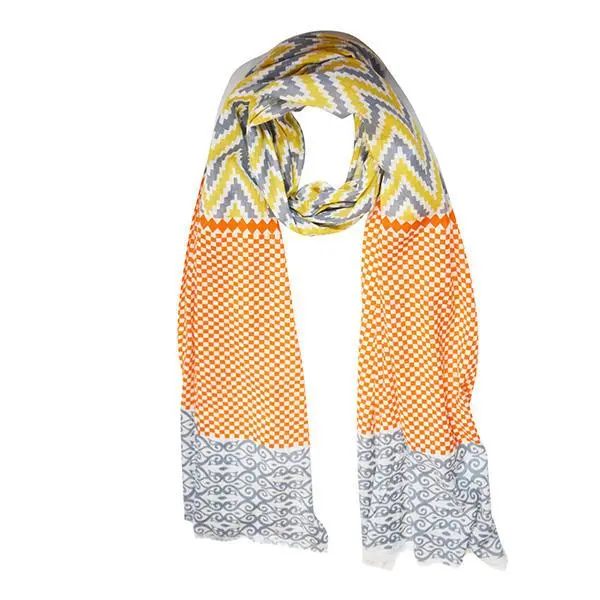 Sahara- Ikat Print fashion Scarf