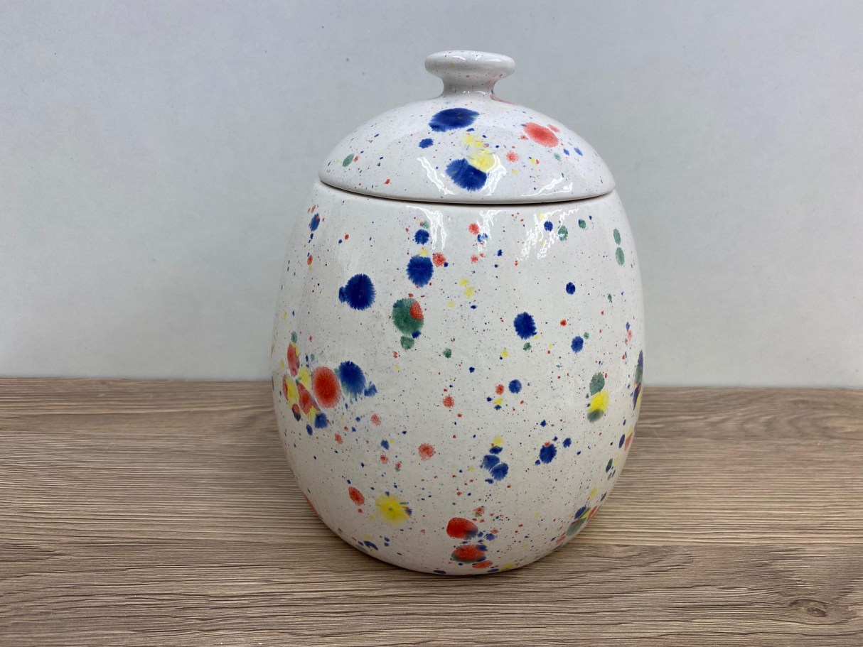 Cookie/Biscuit Jar Canister Celebration Glaze