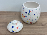 Cookie/Biscuit Jar Canister Celebration Glaze