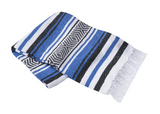 Hand woven yoga Blanket Striped