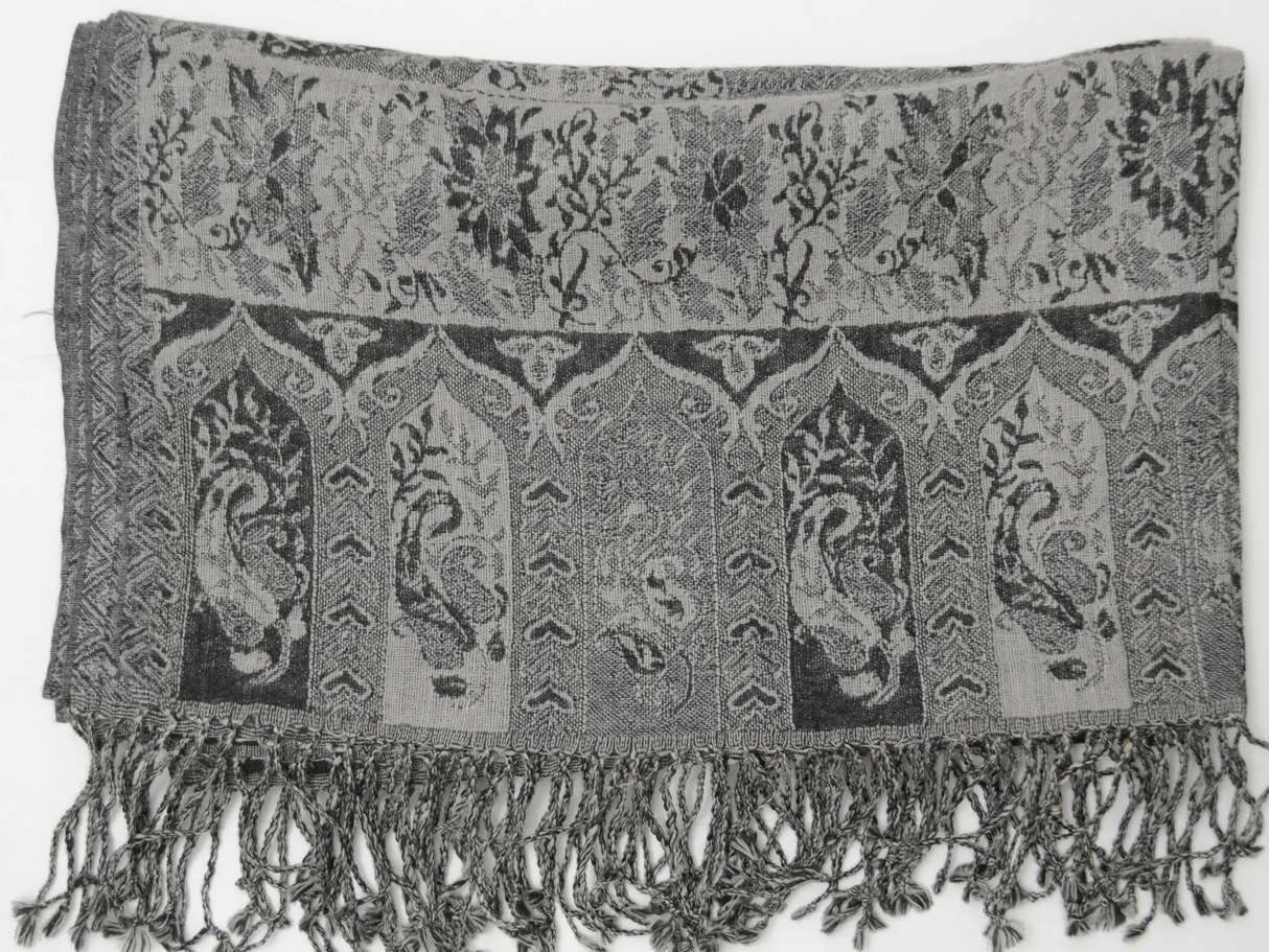 Handwoven Paisley Jamavar one of a kind limited edition designer Shawl