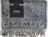 Handwoven Paisley Jamavar one of a kind limited edition designer Shawl