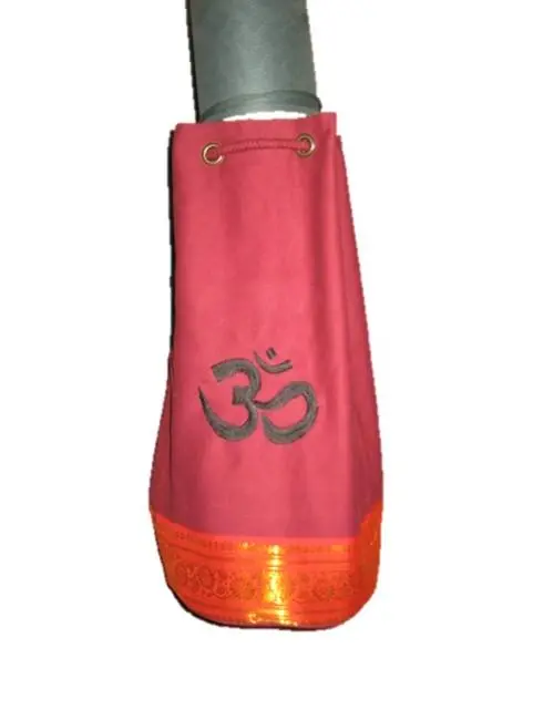 OMSutra Kids OM Yoga Mat Bag with Saree Lace