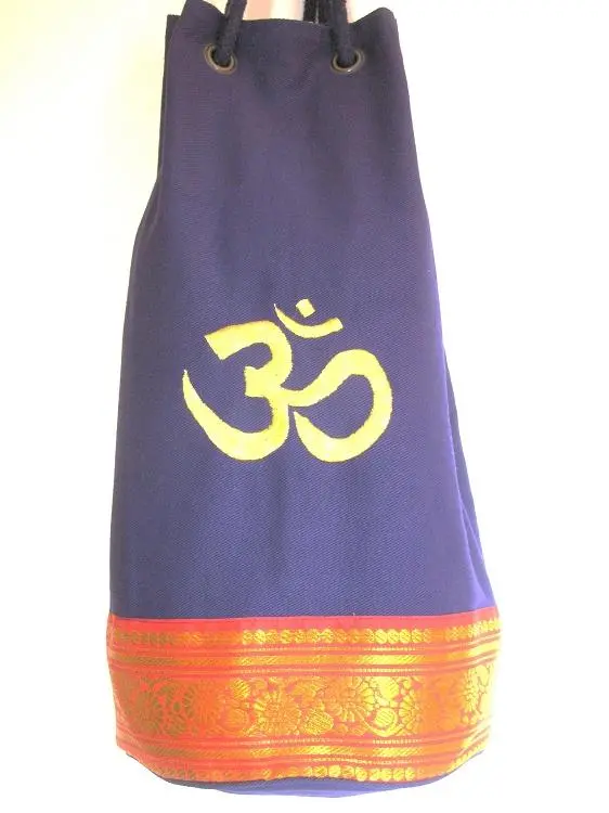 OMSutra Kids OM Yoga Mat Bag with Saree Lace