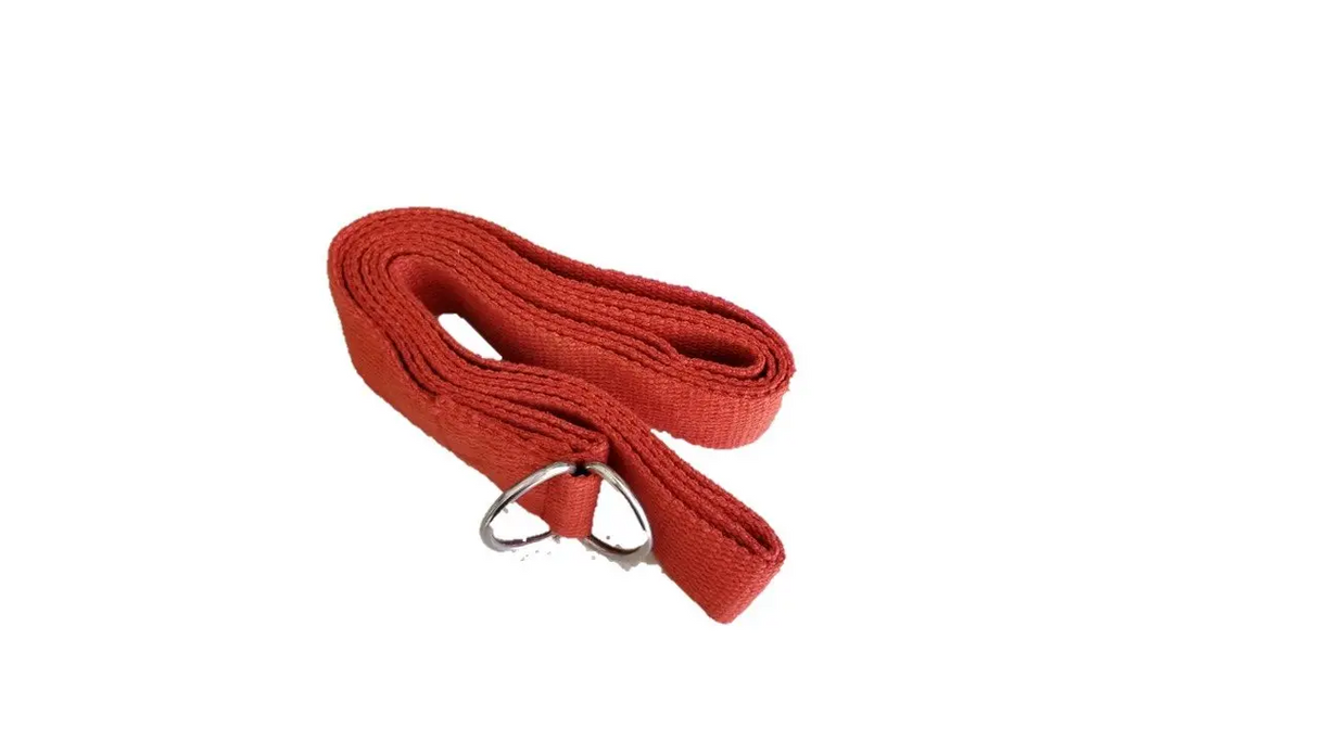 OMSutra Yoga Strap - D Ring (Regular) 8' - Deluxe