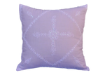 Hand Embroidered Sequins Decorative Lavender  throw Pillow